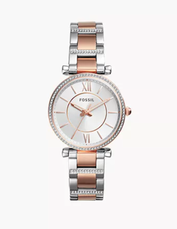 Uhrenarmband Fossil ES4342 Rostfreier Stahl Mehrfarbig 16mm